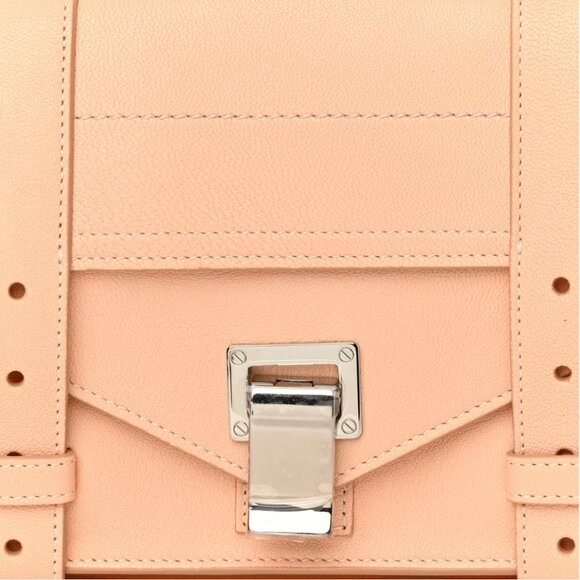 Proenza Schouler  Lambskin Tiny PS1 Satchel Peach NWT - Picture 8 of 10